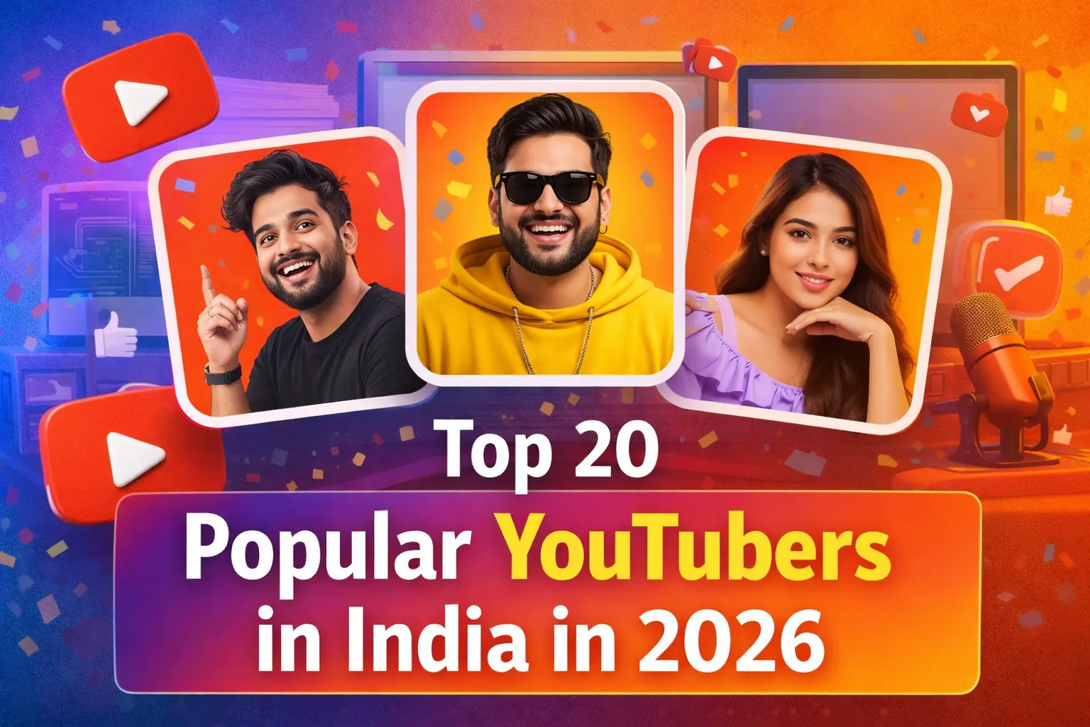 Top 10 YouTubers Ranked by Popularity